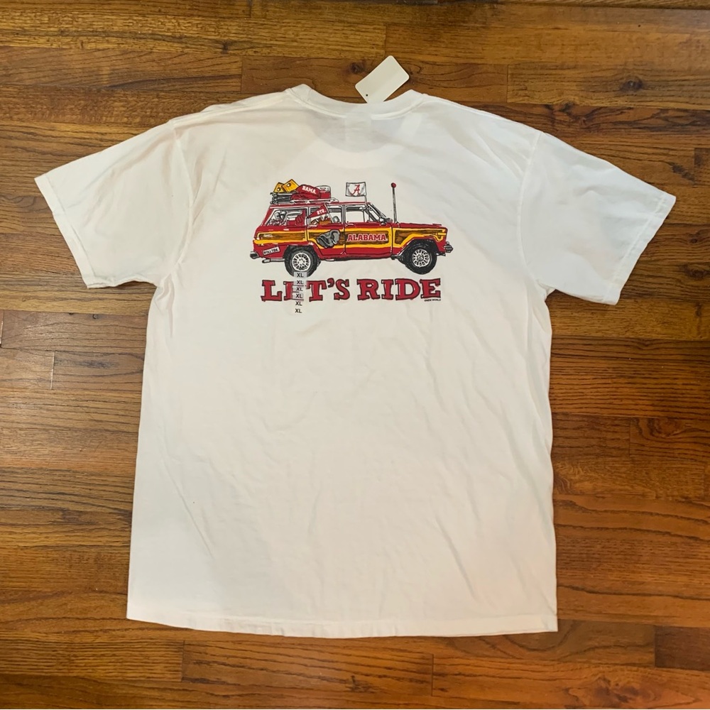 Coastal Outfitters Alabama Let’s Ride BAMA RTR White Tee T-Shirt Top NEW NWT
XL